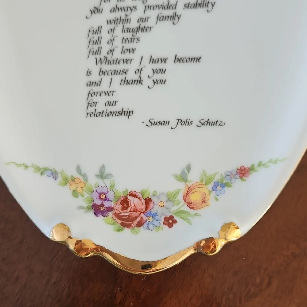 Vintage Plate For Mother - Picture 4 of 8